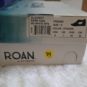 Roan by Bed|Stu Alacrity Dark Teal Shoes Size 9 NIB
